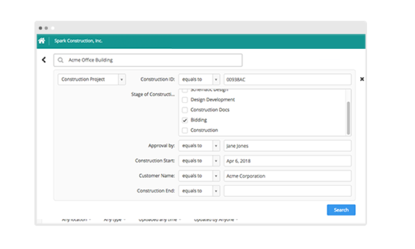 Custom Metadata Search