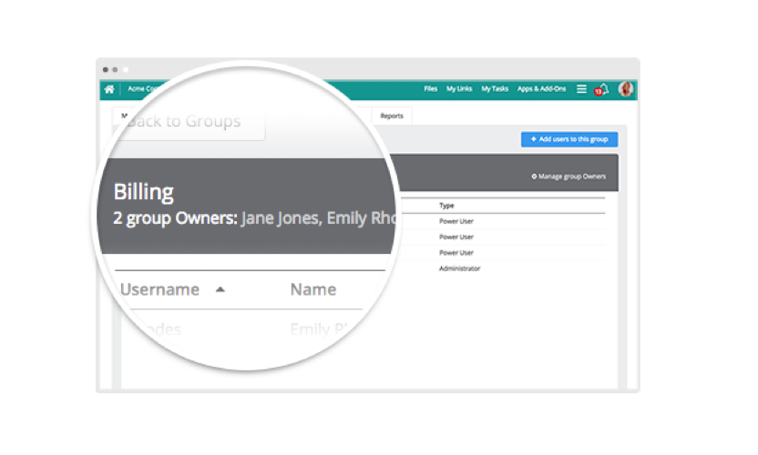 Multiple Owners for a Group