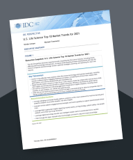 IDC Health Insights' U.S. Life Science Top 10 Market Trends for 2021