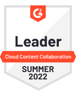G2 Leader Cloud Content Collaboration Summer 2022