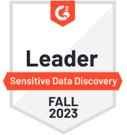 Leader in Sensitive Data Discovery Fall 2023