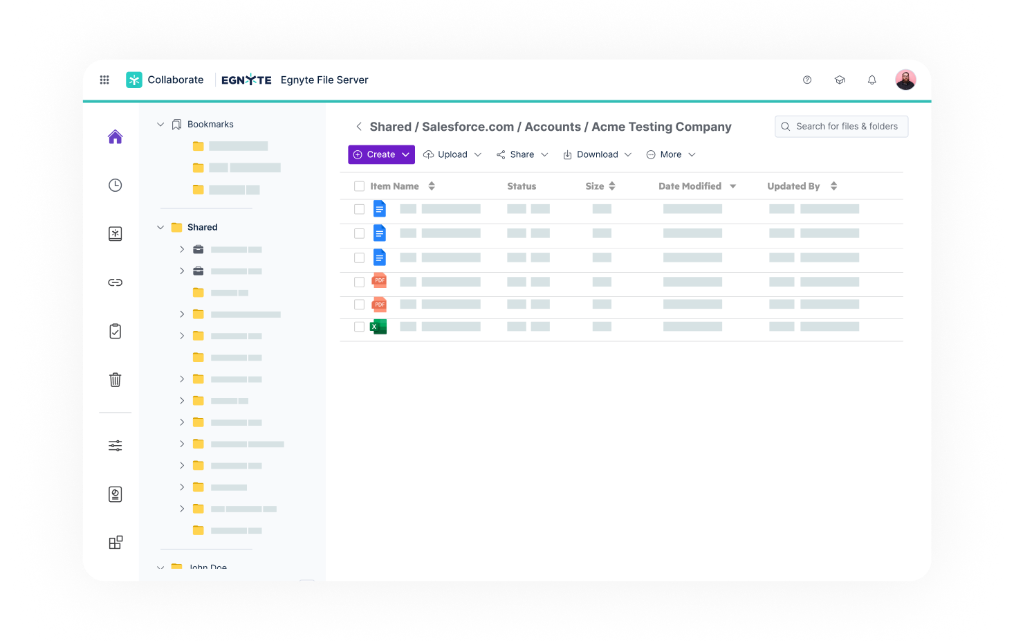 Egnyte For Salesforce - Sensitive Content Visibility and Control