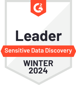Leader in Sensitive Data Discovery Winter 2024
