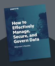 How to Effectively Manage, Secure, and Govern Data Wherever It Resides