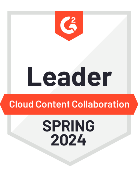 G2 Cloud Content Collaboration Leader Spring 2024
