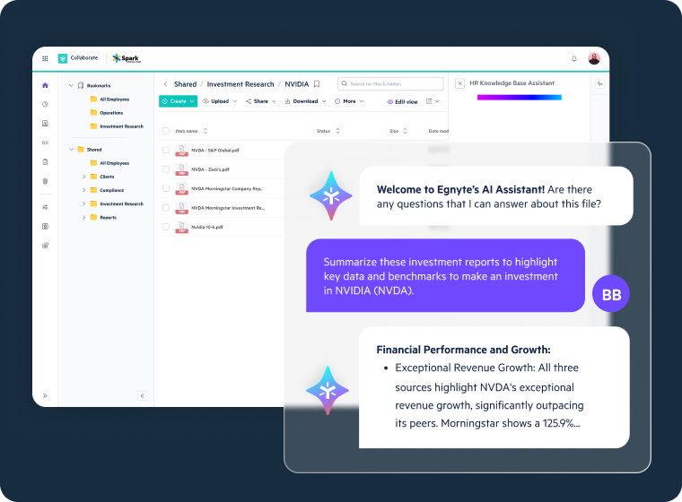 Gain Deeper AI-Powered Insights from Wealth Management Documents | Egnyte