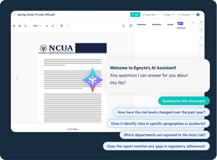 Surface Faster Customer Insights for Banking and Credit | Egnyte