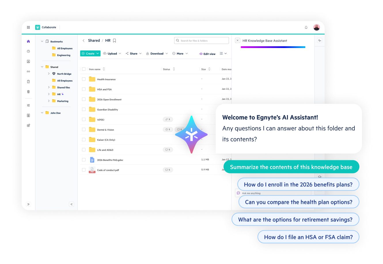 Simplify Document Management and Workflows with Egnytes AI