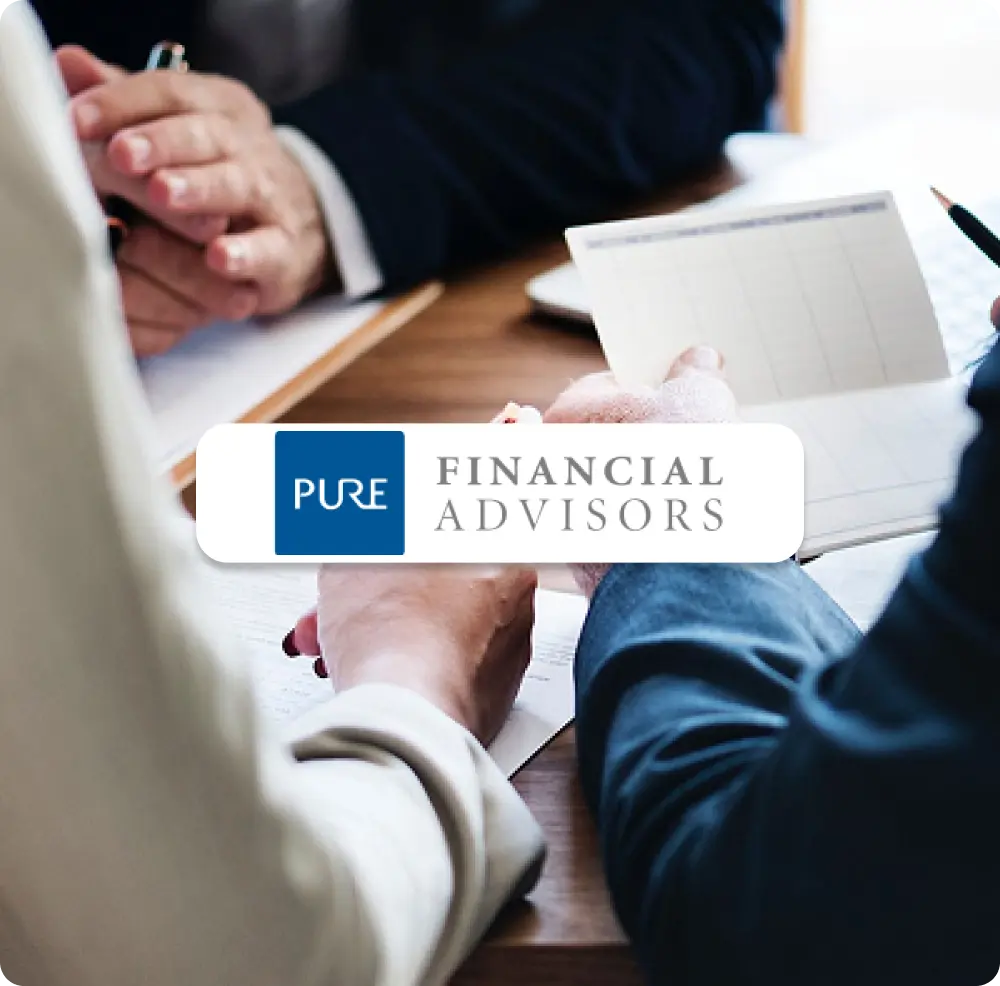 Egnyte Pure Financial Advisors client meeting