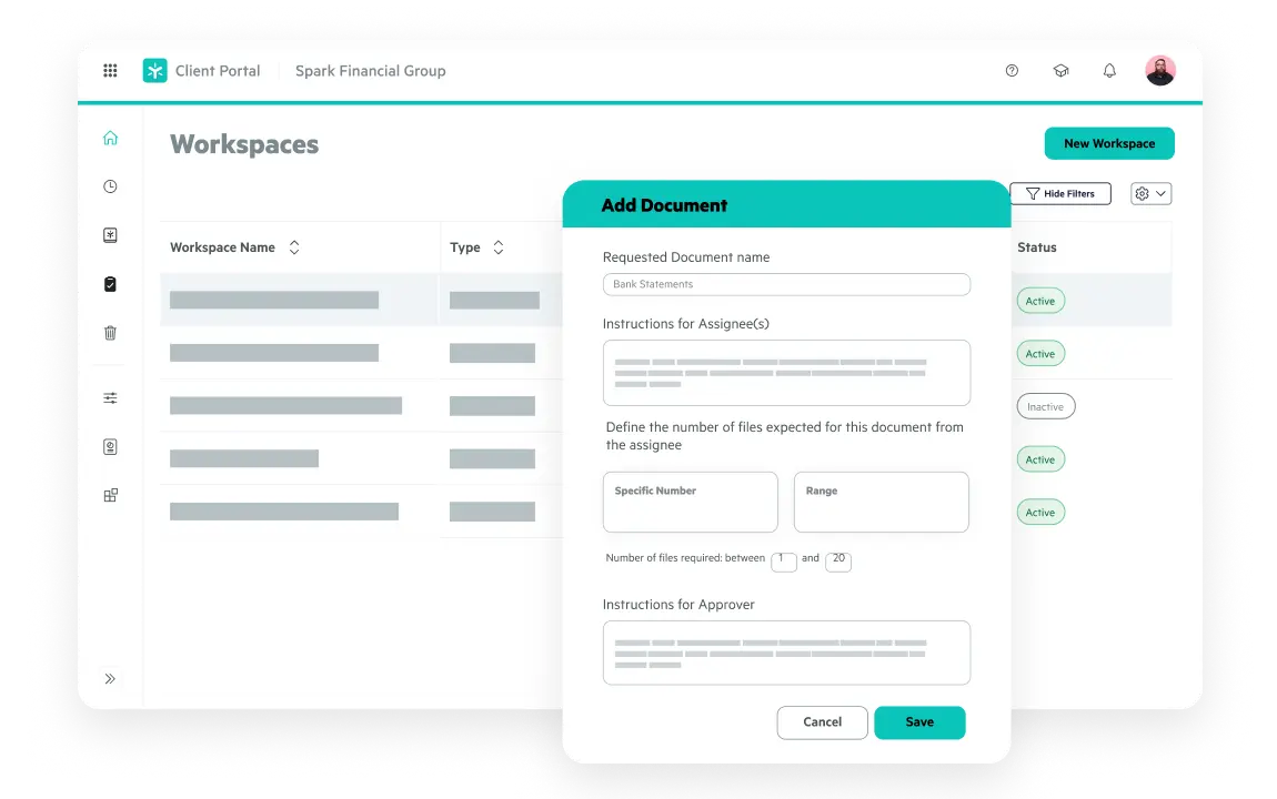 Egnyte document portal add document