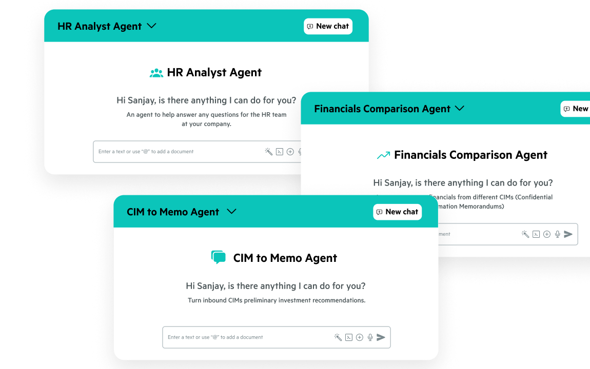 Egnyte custom AI agent chat interfaces