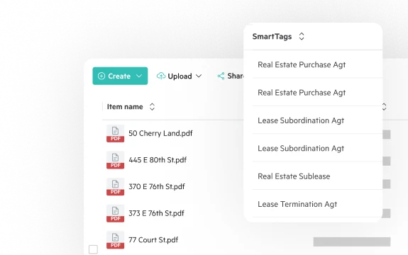 Egnyte SmartTags document tagging panel