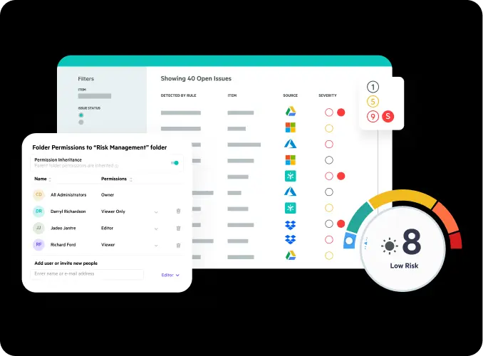 Egnyte sell-side risk management permissions