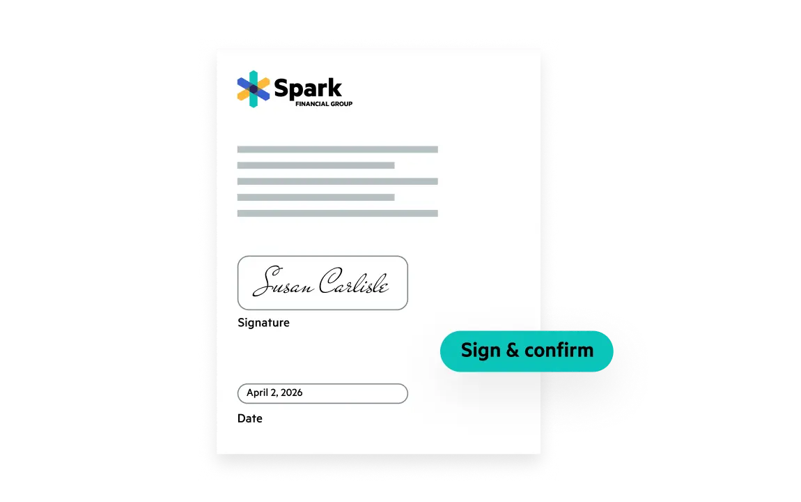 Egnyte e-signature workflow for financial services