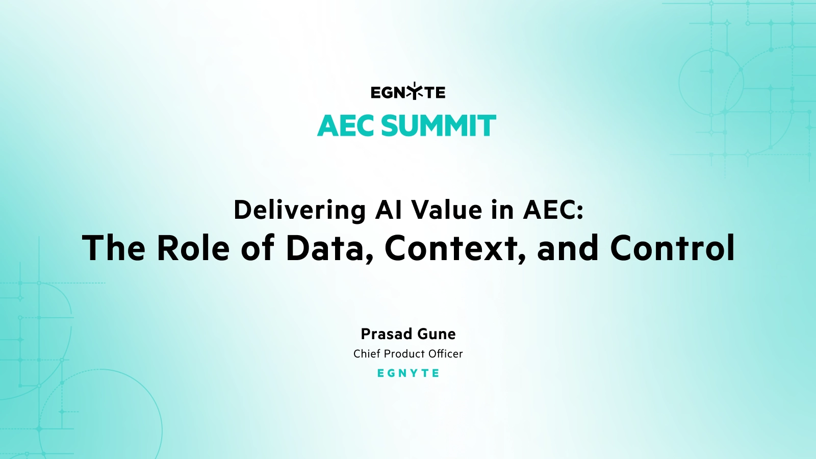 Delivering AI Value in AEC: The Role of Data, Context, and Control