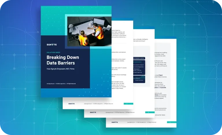 Egnyte AEC Solutions Brief