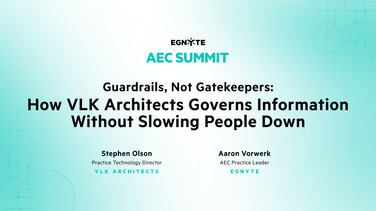 Guardrails, Not Gatekeepers: How VLK Architects Governs Information Without Slowing People Down