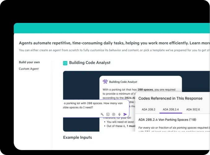 Egnyte AI building code analyst agent
