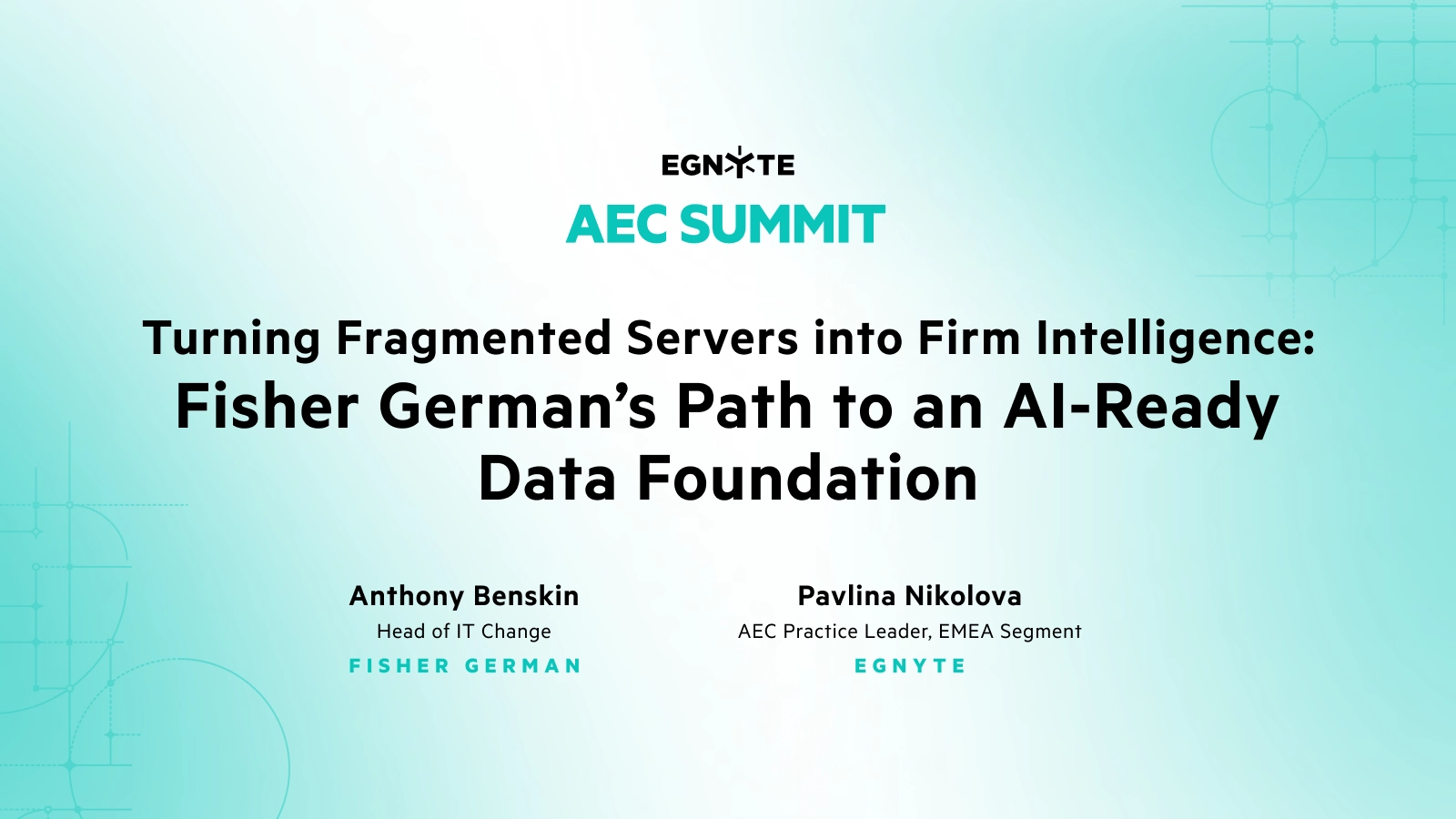Turning Fragmented Servers into Firm Intelligence: Fisher German’s Path to an AI- Ready Data Foundation