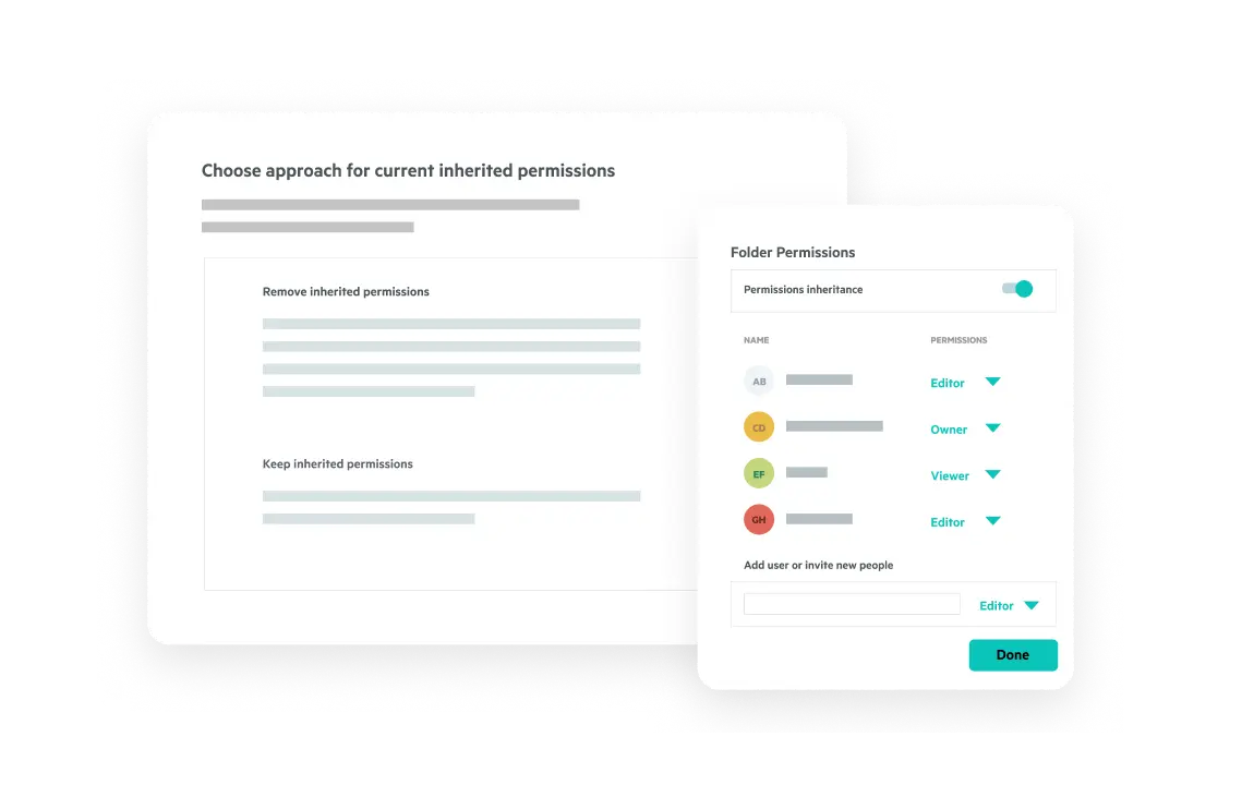 Egnyte folder permissions inheritance