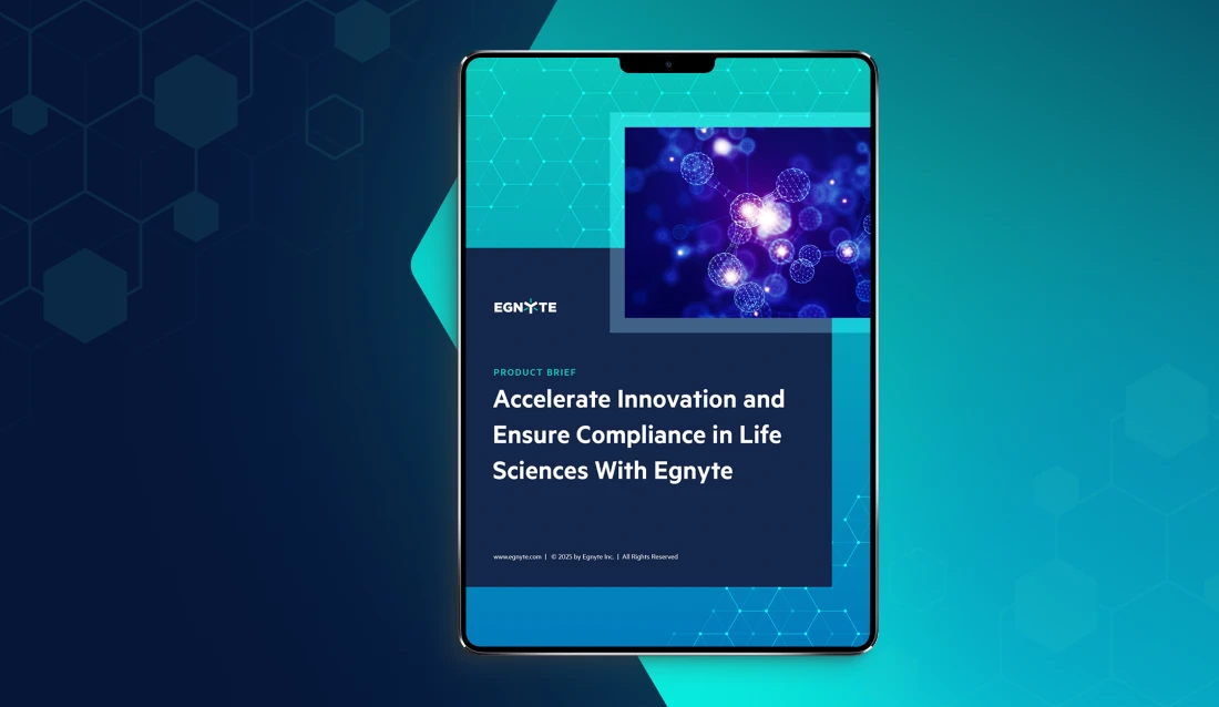 Egnyte Life Sciences Compliance Brief