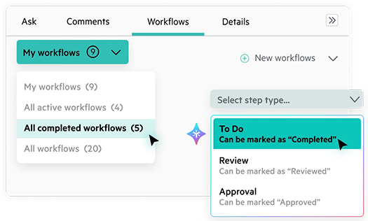 Egnyte AI contract review workflow
