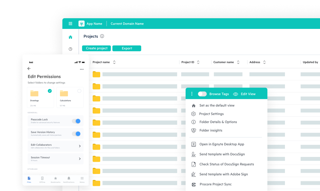 Egnyte AI contract review workflow