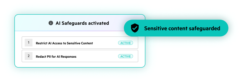 AI Safeguards activated, sensitive content safeguarded