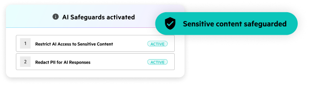 AI Safeguards activated, sensitive content safeguarded