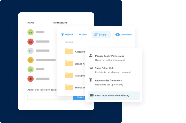 Share Documents With Granular Permissions
