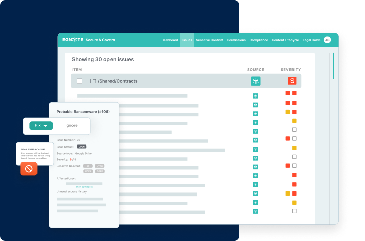 Protect Sensitive and Regulated Data