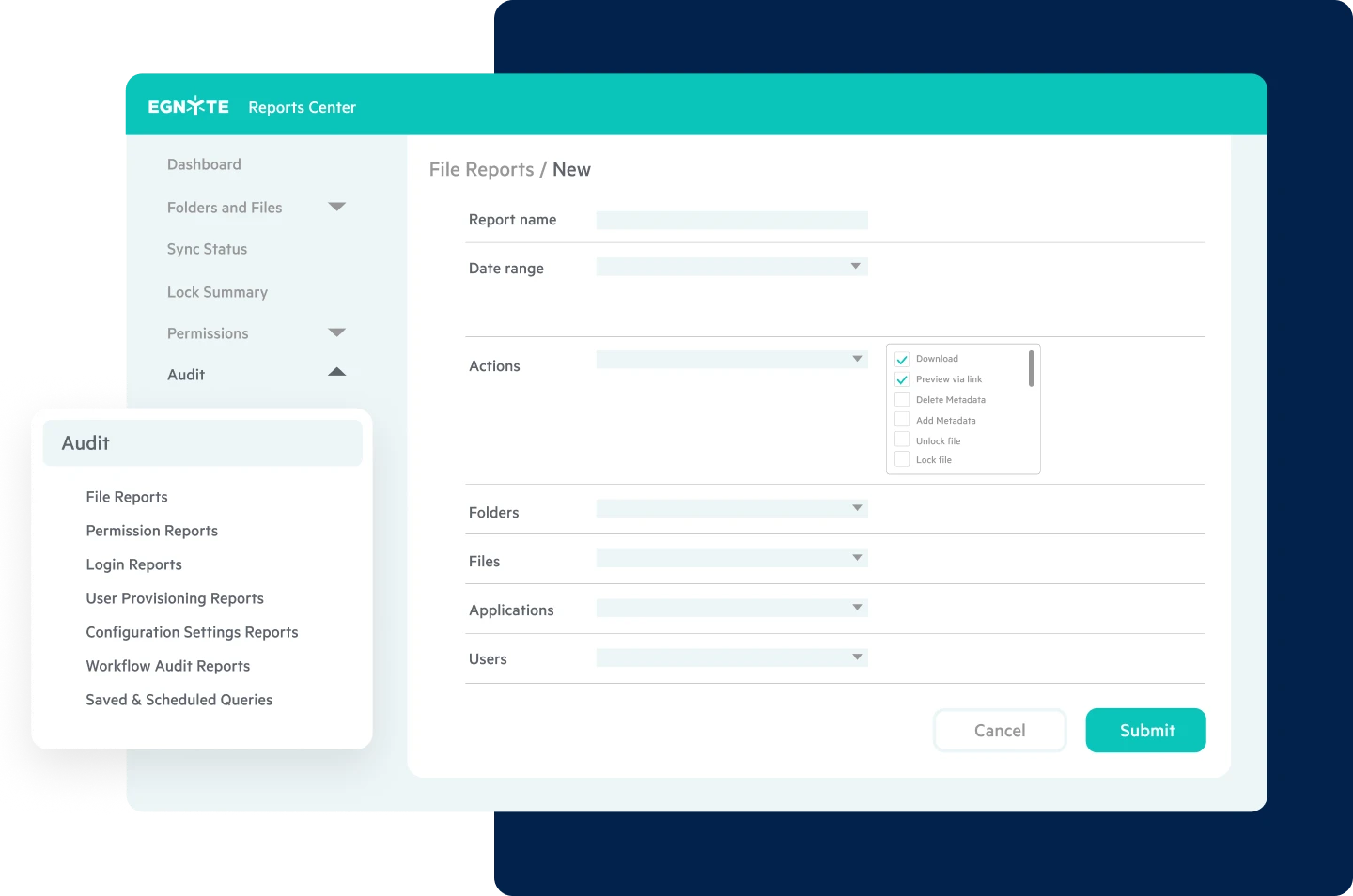 Easily Maintain Audit Trails & Generate Reporting for Financial Services | Egnyte