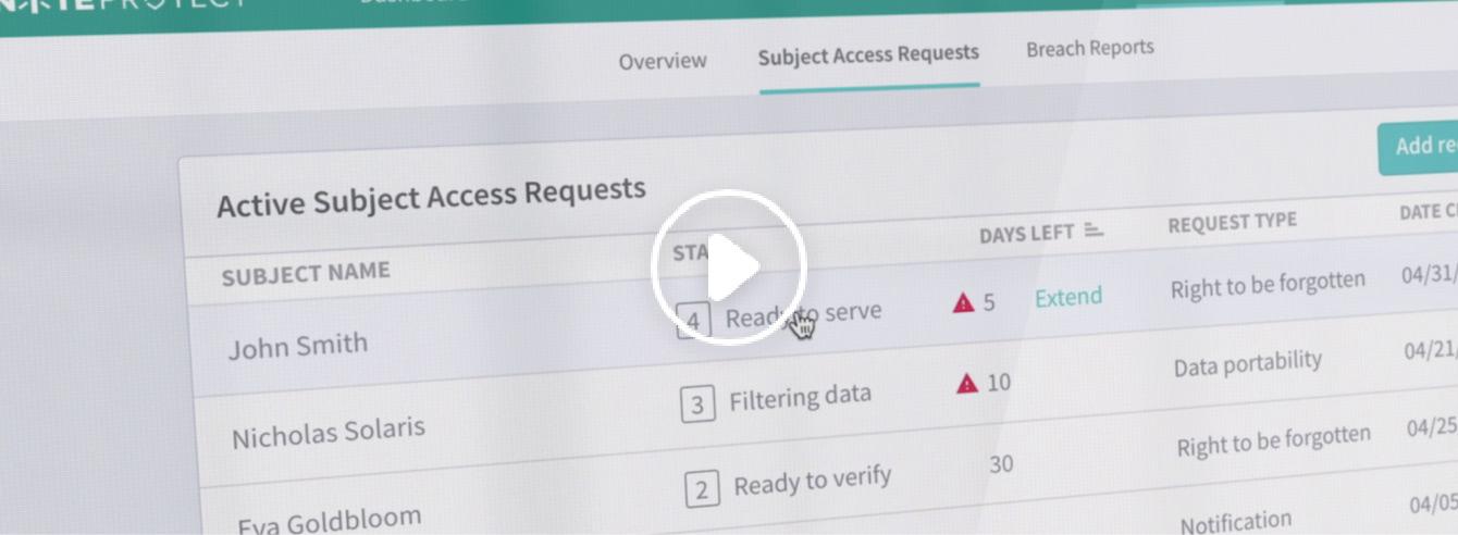 Respond to Data Subject Access Requests